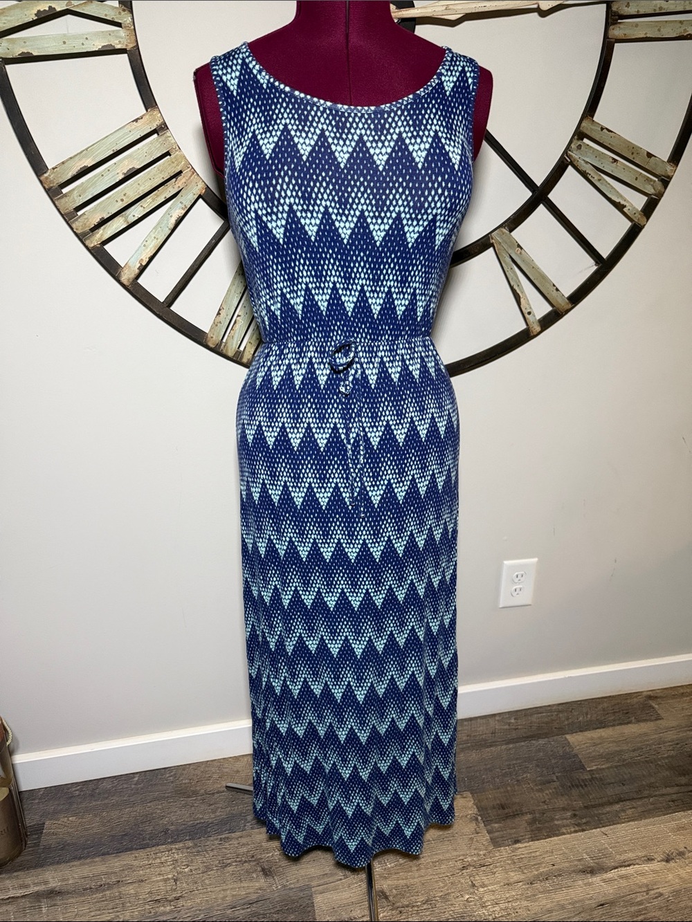 Papermoon Stitch Fix Sleeveless Blue Maxi Dress
